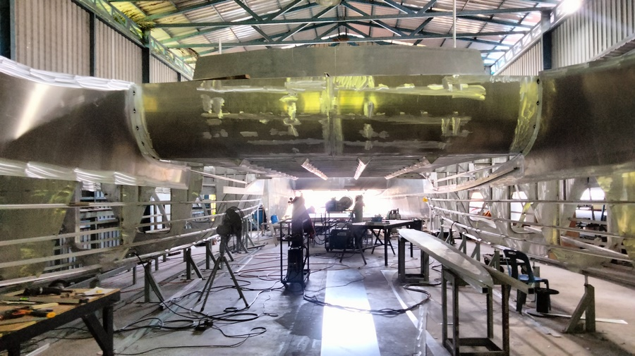 mumby 48s under construction